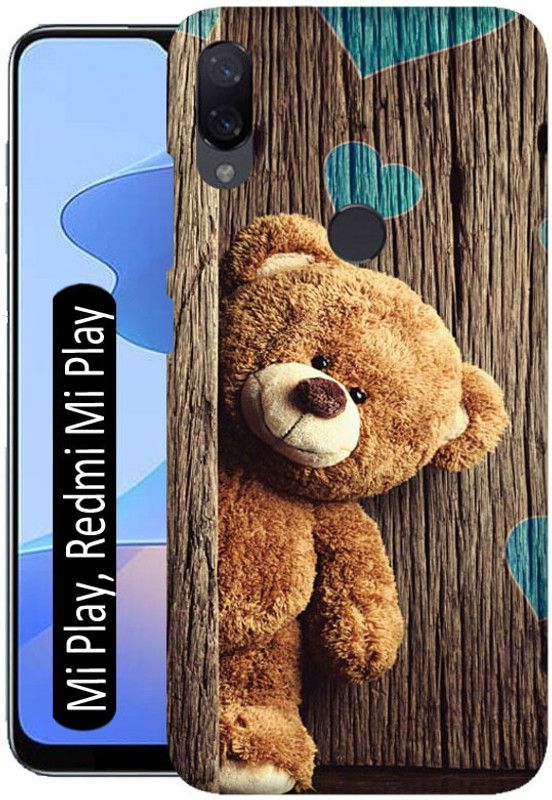 Bingal Back Cover for Mi Redmi Play  (Brown, Blue, Pack of: 1)