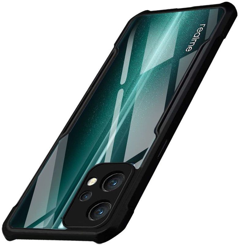 Krish Tech Back Cover for Realme 9 Pro  (Black, Shock Proof, Pack of: 1)