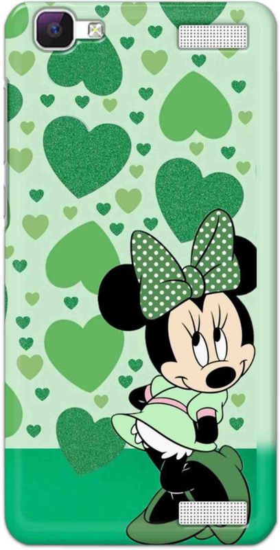 NDCOM Back Cover for Vivo V1 Max Green Cute Cartoon Printed  (Multicolor, Hard Case, Pack of: 1)