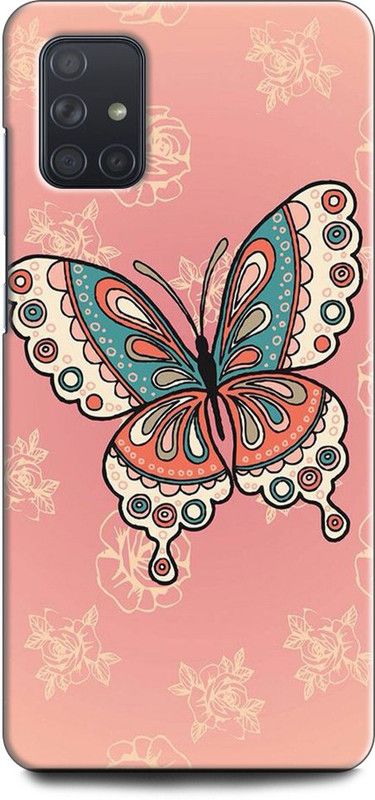 Afterglow Back Cover for SAMSUNG Galaxy A71 BUTTERFLY, BEAUTIFUL BUTTERFLIES, BLUE BURRERFLY  (Multicolor, Shock Proof, Pack of: 1)