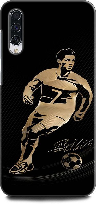 Afterglow Back Cover for SAMSUNG Galaxy A50s  (Black, Yellow, Shock Proof, Pack of: 1)
