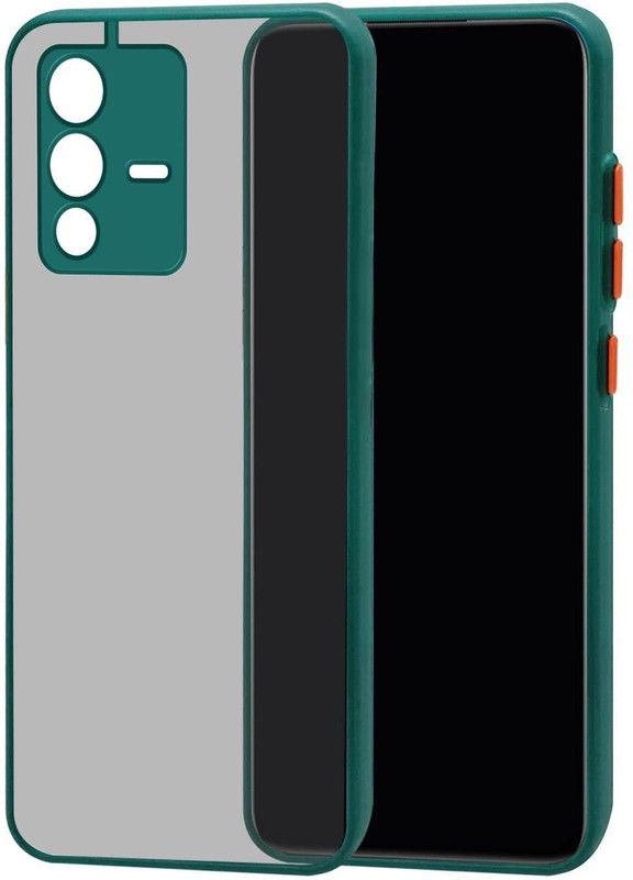 Gorilion Back Cover for Vivo V23 5G  (Green, Camera Bump Protector, Pack of: 1)