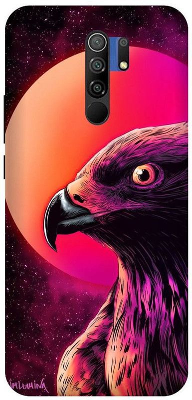 URCHIN Back Cover for Redmi 9 prime Eagle, Dark, Illuminati, Cool  (Multicolor, Shock Proof, Pack of: 1)