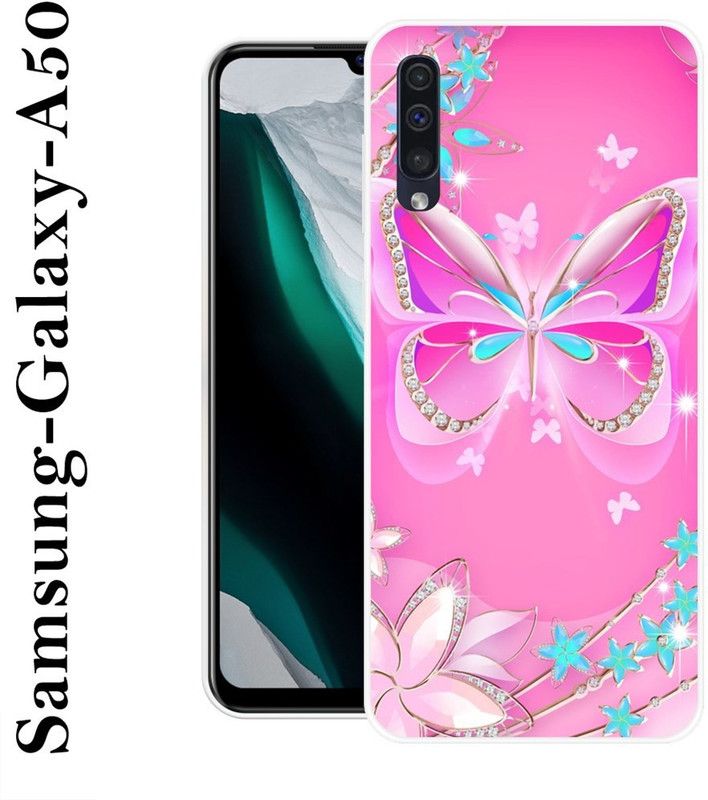 REDFLY Back Cover for Samsung Galaxy A50, Samsung Galaxy A50s  (Pink, Grip Case, Silicon)