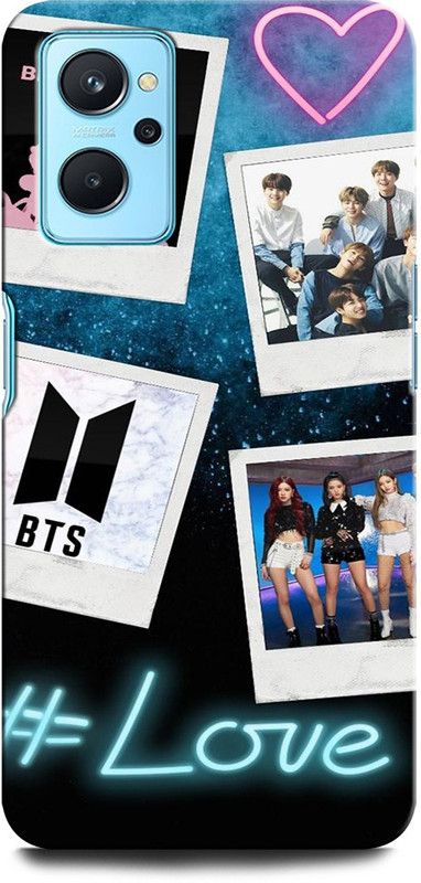 ORBIQE Back Cover for Realme 9i BTS, BLACKPINK, SINGER, DANCE, MUSIC, BTS BLACKPINK, LOVE  (Multicolor, Hard Case, Pack of: 1)