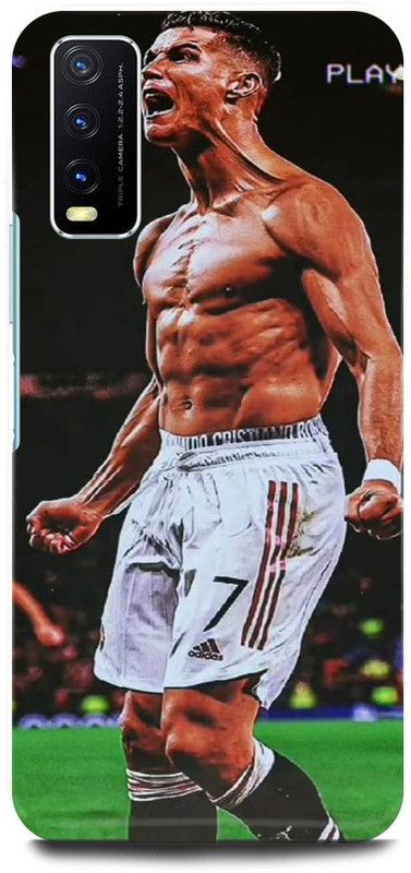 ZIGTOZAG SHOPPE Back Cover for vivo Y12G , V2068, RONALDO, FOOTBALL, 7, NIKE, SOCCER  (Multicolor, Hard Case)