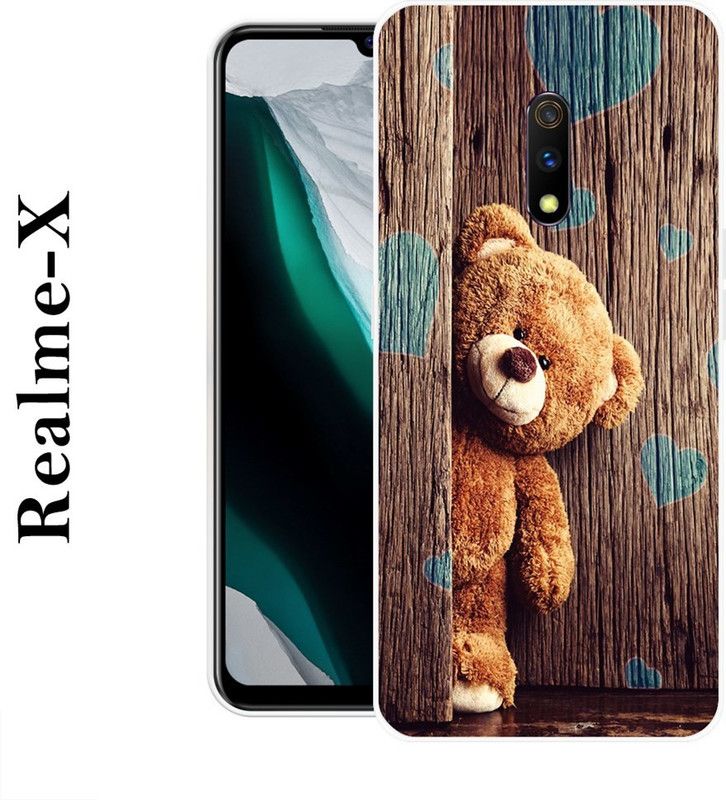 INDIALAND Back Cover for Realme X  (Multicolor, Silicon)