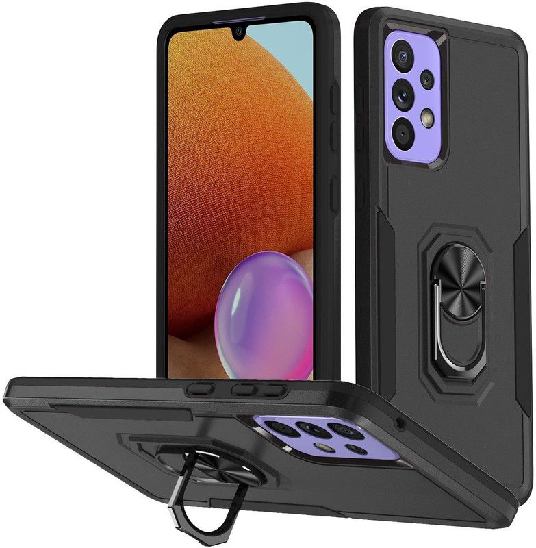 Cubix Back Cover for Samsung Galaxy A53 5G  (Black, Dual Protection)