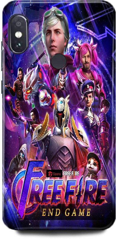 Bluvver Back Cover for Mi Redmi Note 6 Pro Free Fire Game Printed Back Cover  (Multicolor, Pack of: 1)