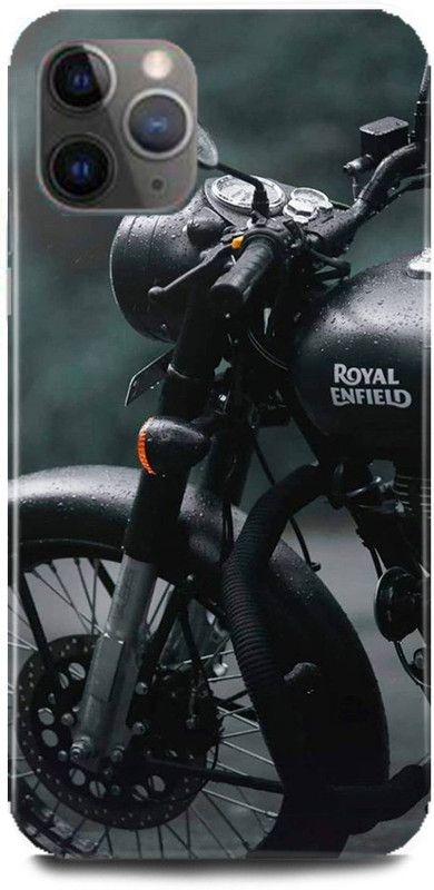 JUGGA Back Cover for APPLE iPhone 11 Pro, ROYAL, ENFIELD, BULLET, BIKE, LOVER, RACER  (Black, Hard Case, Pack of: 1)