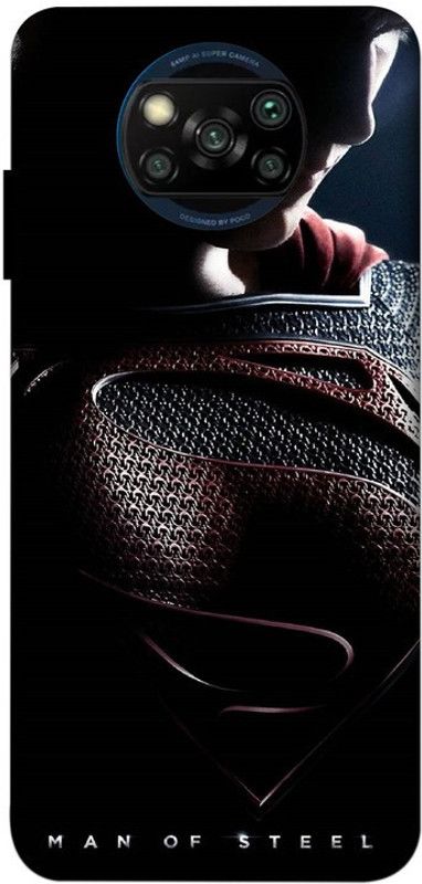 Upshot Back Cover for POCO X3 Pro  (Blue, Red, Dual Protection, Silicon, Pack of: 1)