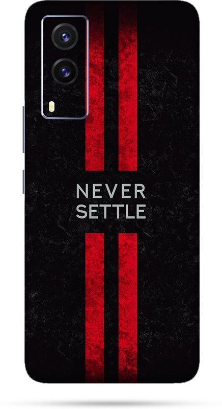 Mclaxa Never Settle Mobile Back Skin, Never Settle, Vivo V21e Mobile Skin  (Never Settle Skin With Super Matte Finish)