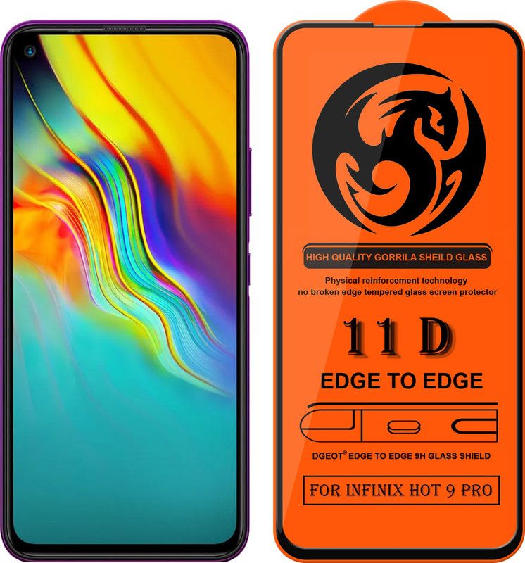 HQ Protection Edge To Edge Screen Guard for Infinix Hot 9 Pro  (Pack of 1)
