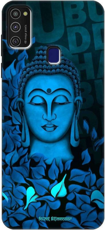 Caseroy Back Cover for Samsung Galaxy M21  (Blue, Silicon, Pack of: 1)