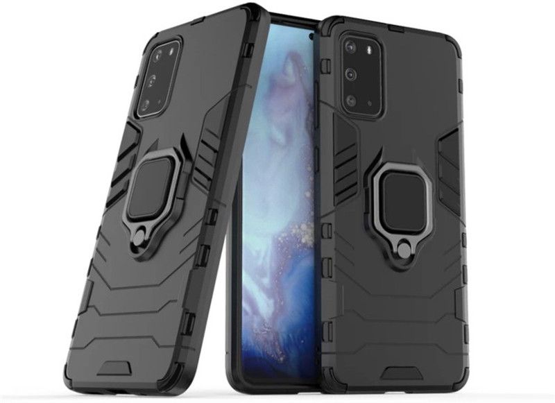 MOBIRUSH Back Cover for Samsung Galaxy S10 Lite  (Black, Pack of: 1)