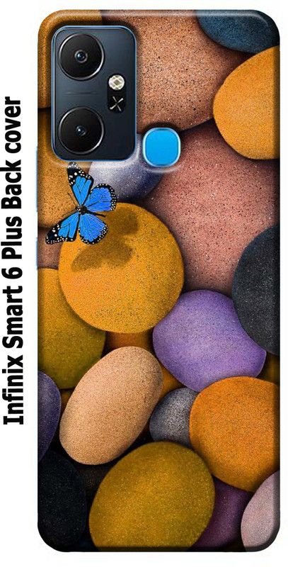 Lesend Back Cover for Infinix Smart 6 Plus Back cover  (Multicolor, Dual Protection, Silicon, Pack of: 1)