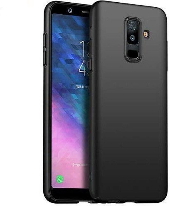 Lilliput Back Cover for Samsung Galaxy J8  (Black, Pack of: 1)