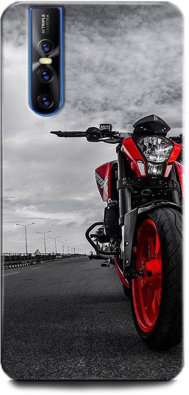 Afterglow Back Cover for Vivo V15 Pro DUKE, KTM, BIKE, RACER, DUCK LOVE, BIKER  (Multicolor, Shock Proof, Pack of: 1)