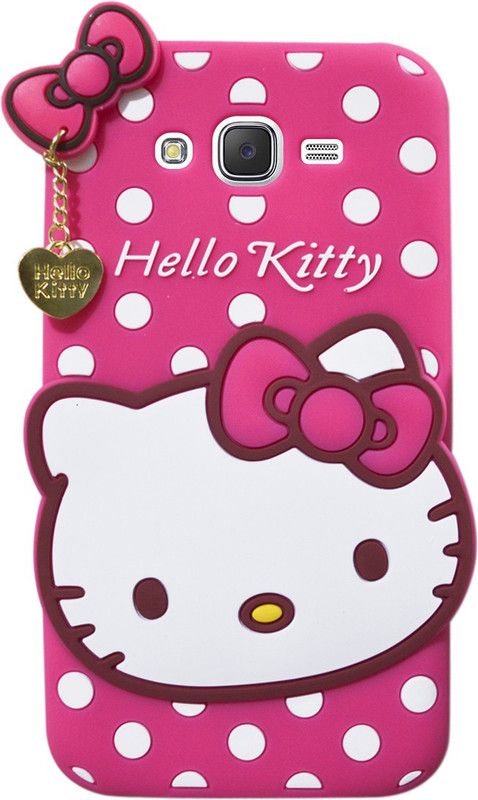 COVERBLACK Back Cover for hello kitty Samsung Galaxy J7 (2015) - SM-J700F  (Pink, Flexible, Pack of: 1)