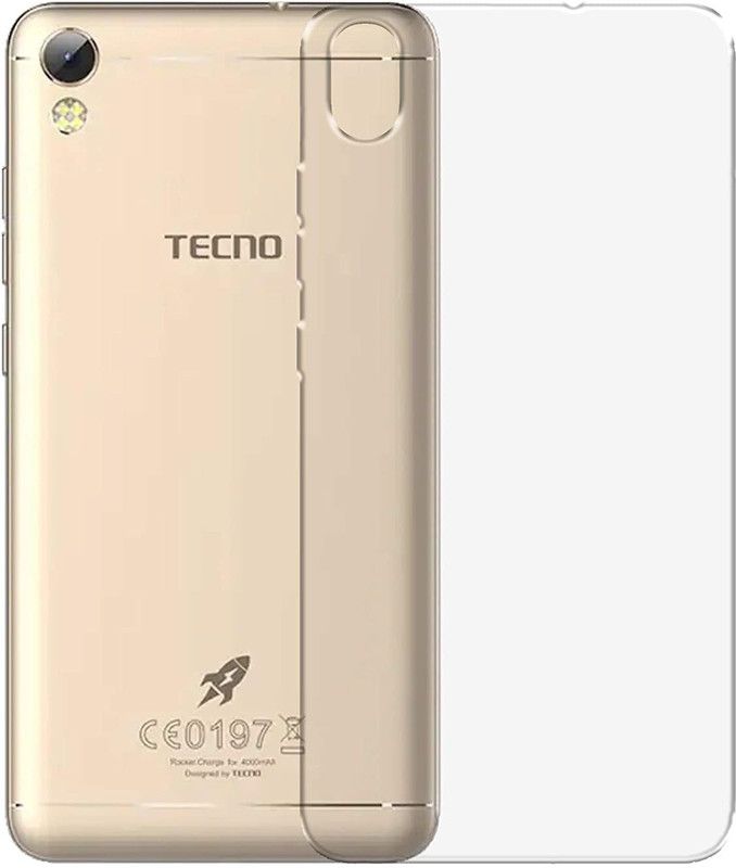 VIBHATSU Back Cover for Tecno i5, Tecno i5 Pro  (Transparent, Dual Protection, Silicon, Pack of: 1)