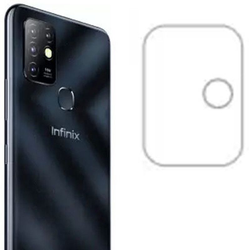 DAFFIN Back Camera Lens Glass Protector for Infinix Hot 10  (Pack of: 1)
