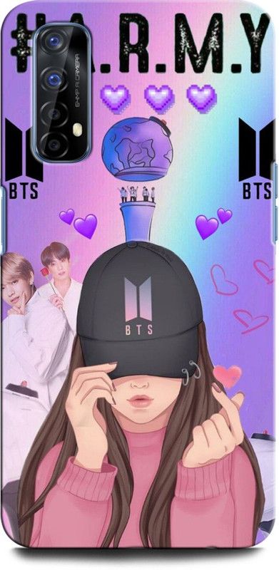 INTELLIZE Back Cover for Realme 7 BTS X ARMYJUNGSHOOK, KOREAN, HEARTBEAT, BTS, BEAT, SINGER  (Multicolor, Hard Case, Pack of: 1)