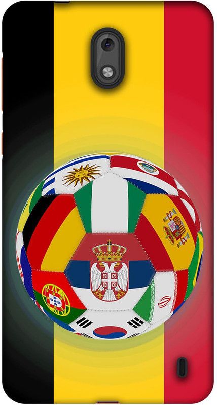 Casotec Back Cover for Nokia 2  (Multicolor, Silicon, Pack of: 1)