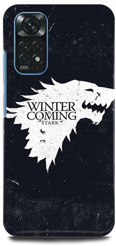 play fast Back Cover for Redmi Note 11 WINTER, IS, COMING, GAME, OF, THRONES  (Black, Hard Case, Pack of: 1)