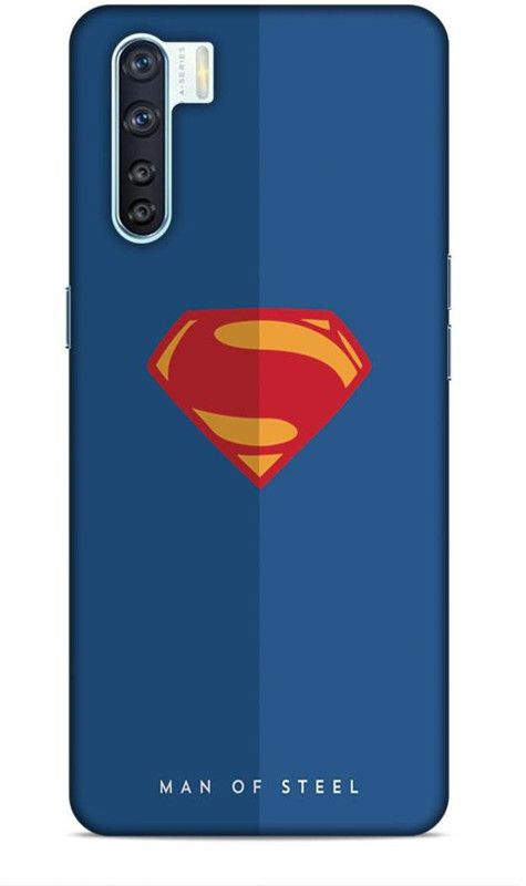 Printabulous Back Cover for Oppo F15  (Blue, Waterproof)