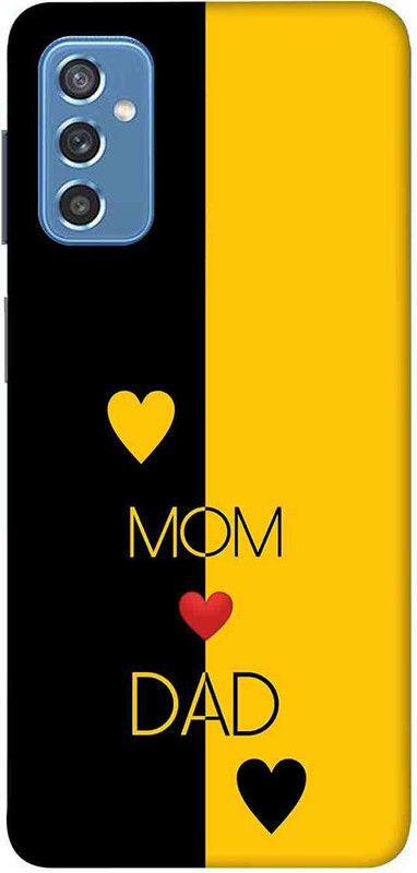 NDCOM Back Cover for Samsung Galaxy M52 5G Mom Love Dad Printed  (Multicolor, Hard Case, Pack of: 1)