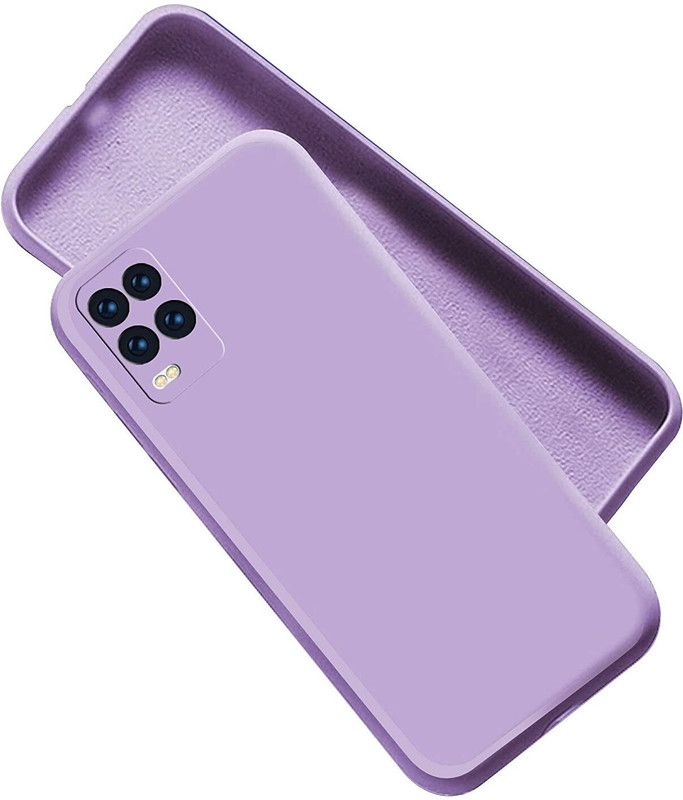 Coverphone Back Cover for Back Cover for realme 8 Shockproof TPU Back Case CoverPurple, Silicon  (Purple, Matte Finish, Silicon, Pack of: 1)