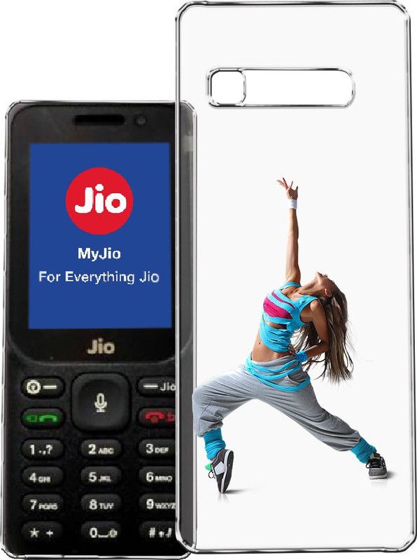 HANIRY Back Cover for Jio F320 / f320 mobile cover | DANCE GIRL | Design | PNG_95  (Multicolor, Flexible, Silicon, Pack of: 1)