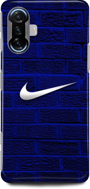play fast Back Cover for POCO F3 GT NIKE, SIGN, LOGO, JUST, DO, IT, DESIGN  (Blue, Hard Case, Pack of: 1)