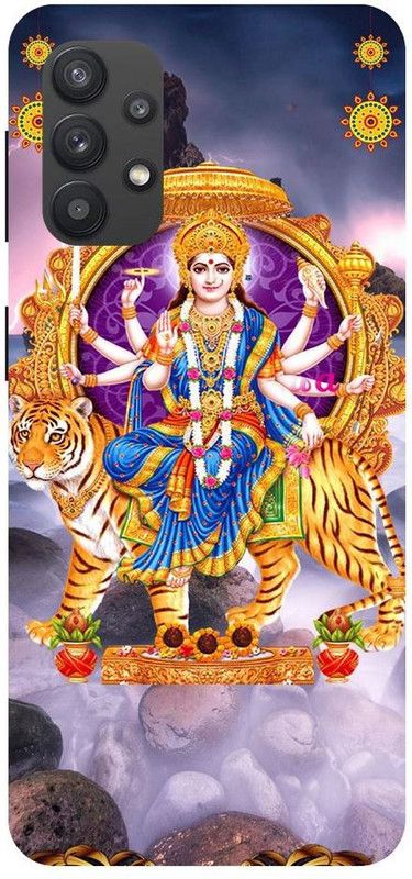 Wall Art Back Cover for SAMSUNG GALAXY M32 (5G) Lord Durga, Goddess, Devi Durga Printed  (Multicolor, Dual Protection, Pack of: 1)