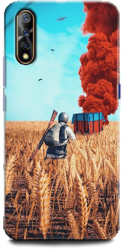 INDICRAFT Back Cover for Vivo S1, Vivo 1907, Pubg, Printed  (Multicolor, Shock Proof, Pack of: 1)