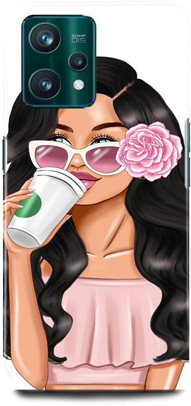 play fast Back Cover for Realme 9 Pro 5G, RMX3471 GIRL, CUTE, GIRL, LOVELY, GIRL, ANIME, LOVE  (White, Hard Case, Pack of: 1)