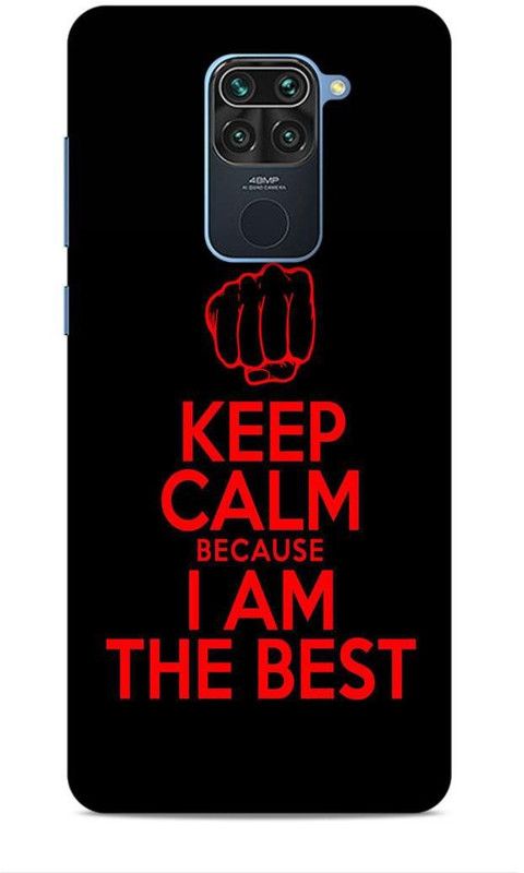 Coverland Back Cover for Mi Redmi Note 9  (Black, Red, Waterproof)