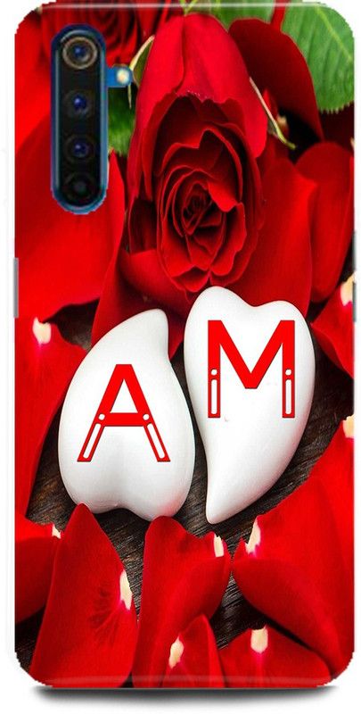 MP ARIES MOBILE COVER Back Cover for Realme 6/RMX2001,A Loves M Name,A Name, M Letter, Alphabet,A Love M NAME  (Multicolor, Hard Case, Pack of: 1)