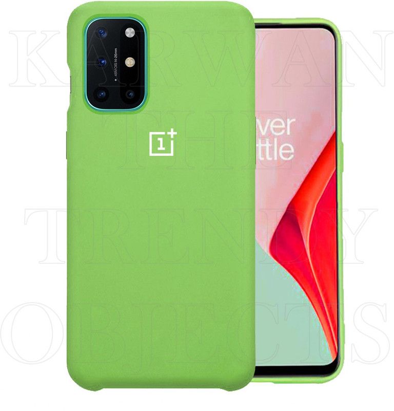 KARWAN Back Cover for OnePlus 8T  (Green, Shock Proof, Silicon, Pack of: 1)