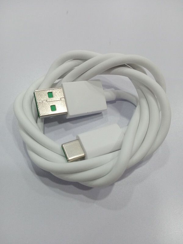 NUKAICHAU USB Type C Cable 6.5 A 1.00306999999995 m Copper Braiding data cable type c 65w  (Compatible with SUPER FAST Premium Quality Fast Charging Type-C Data Cable For Redmi, White, One Cable)