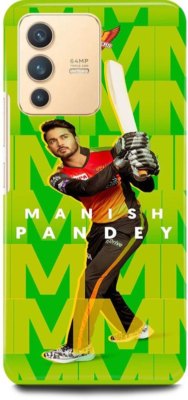 play fast Back Cover for vivo V23 5G, V2130 MANISH, PANDEY, INDIAN, PLAYER, SUNRISES  (Green, Hard Case, Pack of: 1)
