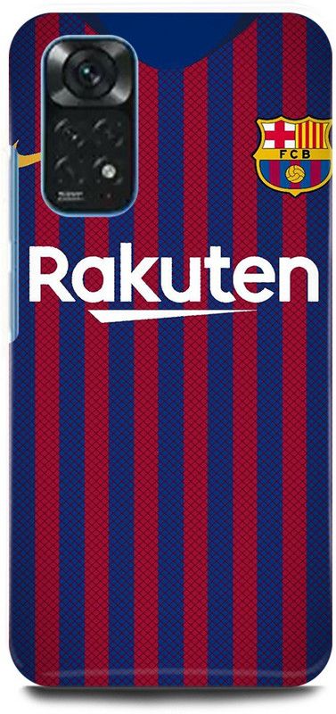 play fast Back Cover for Redmi Note 11 RAKUTEN, FCB, BARCELONA  (Purple, Hard Case, Pack of: 1)