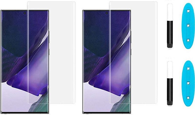 Fovtyline Edge To Edge Tempered Glass for Samsung Galaxy Note 20  (Pack of 2)