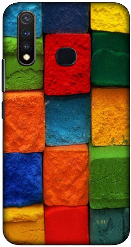CROKIAN Back Cover for Vivo Y19 Box Design Back Cover  (Multicolor, Hard Case, Pack of: 1)
