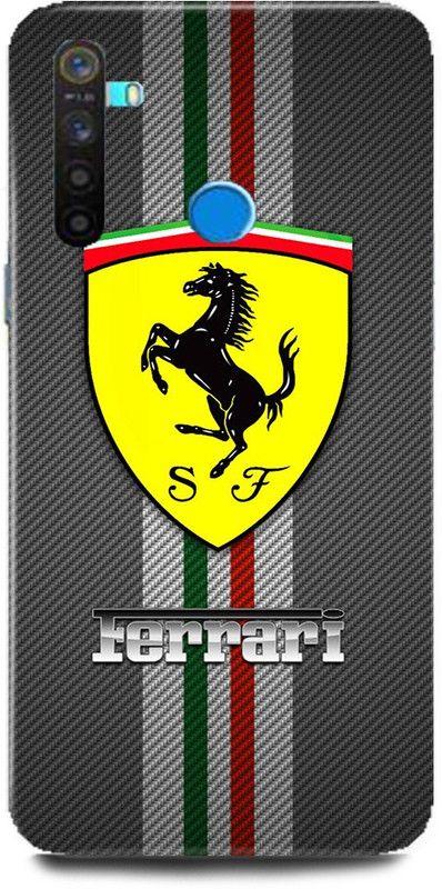MP ARIES MOBILE COVER Back Cover for Realme 5i, RMX2030,ferrari,Logo,ferrari,Car,ferrari,sign,sports,car,ferrari,emblem,  (Multicolor, Hard Case, Pack of: 1)
