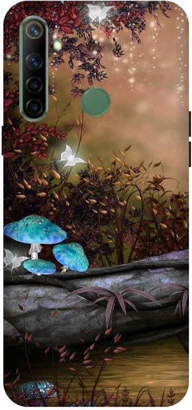 UMPRINT Back Cover for Realme Narzo 10 Nature Tale Graden Printed Back Cover  (Multicolor, Hard Case, Pack of: 1)