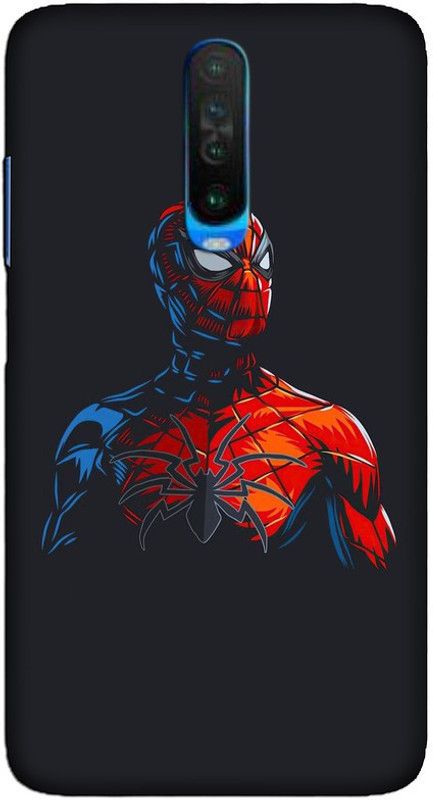 CROKIAN Back Cover for POCO X2 Spiderman Back cover  (Multicolor, Hard Case, Pack of: 1)
