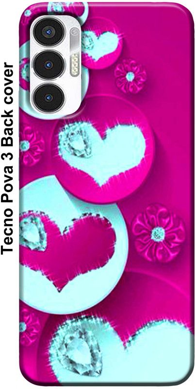 Starbun Back Cover for Tecno Pova 3 Back cover  (Multicolor, Dual Protection, Silicon)