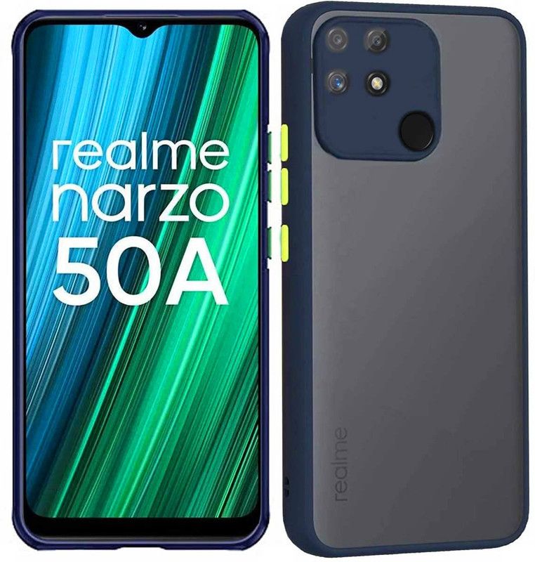 Instyle Back Cover for Realme Narzo 50a  (Blue, Pack of: 1)