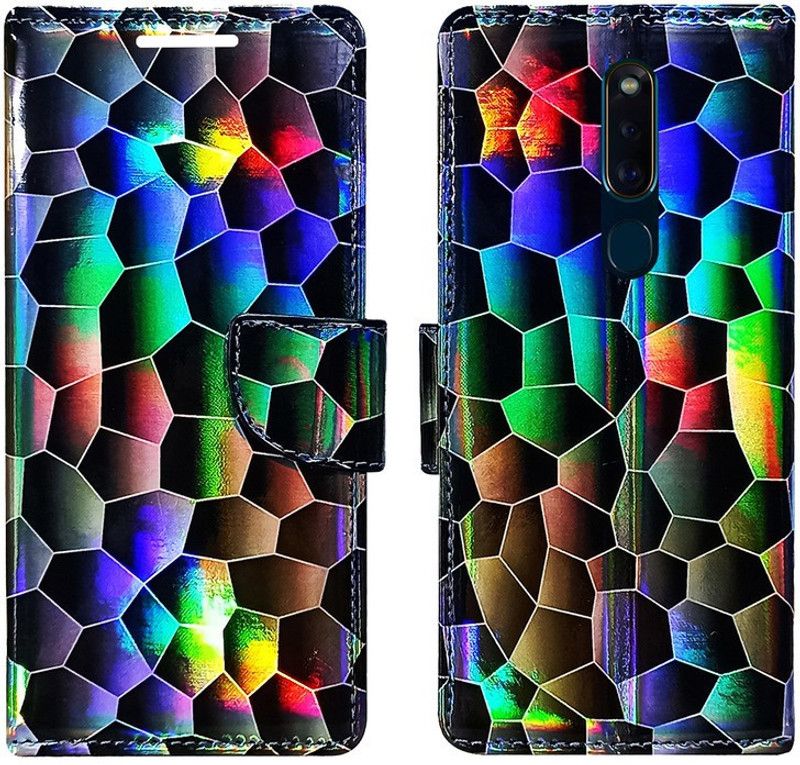 AD Enterprises Flip Cover for Oppo F11 Pro  (Multicolor, Magnetic Case, Pack of: 1)